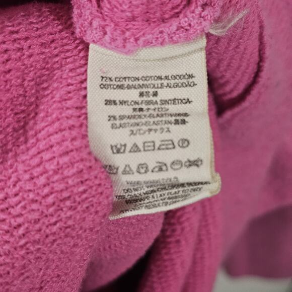 Free People Funnel Neck Drop Shoulder Ribbed Knit Oversized Mock Sz L Chunky - Picture 4 of 5